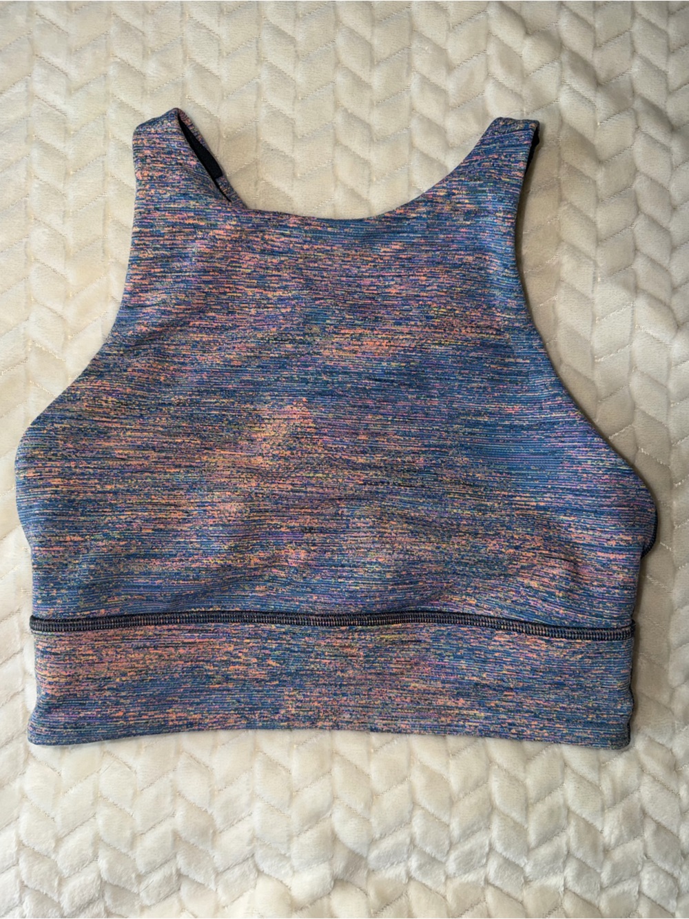 Lululemon Energy Bra High Neck Long Line Medium Support B-D Cup Size 6